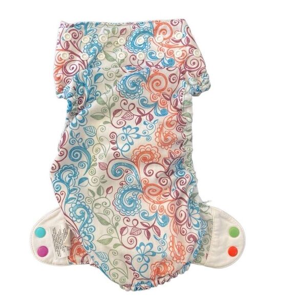 set of 6 cloth diapers 1 is bumGenius no inserts adjustable see photos for wear - Picture 9 of 15